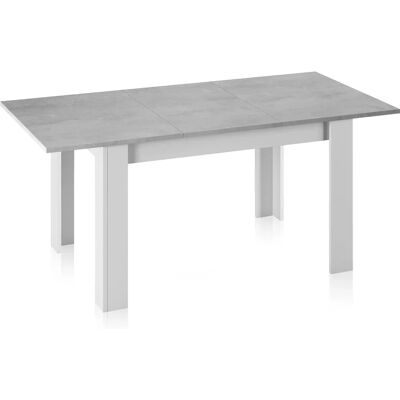 ALTRI Midland Tavolo Estensibile - 140/190cm, Bianco & Cemento ALTRI Midland Tavolo Estensibile - 140/190cm, Bianco & Cemento