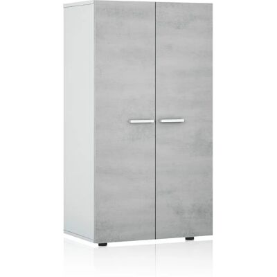 ALTRI Weißer Zement Mehrzweck Schuhschrank - Modern 55x36x103cm ALTRI Weißer Zement Mehrzweck Schuhschrank - Modern 55x36x103cm