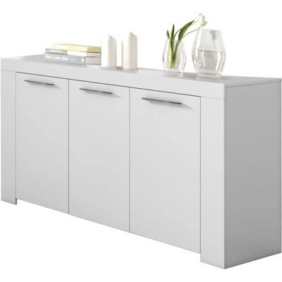 Hogar24 / Mobelcenter - Credenza bianca Ambit 3 ante - 144cm Hogar24 / Mobelcenter - Credenza bianca Ambit 3 ante - 144cm