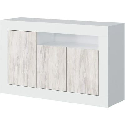 MIROYTENGO Baltik Blanc Moderne Buffet - Meuble de rangement - Publicité MIROYTENGO Baltik Blanc Moderne Buffet - Meuble de rangement - Publicité