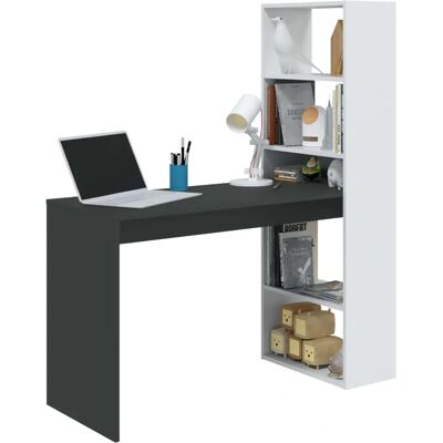 ALTRI Escritorio reversible blanco con estanterías ALTRI Escritorio reversible blanco con estanterías