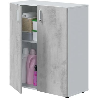 ALTRI Armadio Multiuso Hialeah - 80x92cm Bianco Cemento ALTRI Armadio Multiuso Hialeah - 80x92cm Bianco Cemento