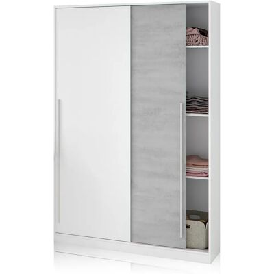 ALTRI - Guardaroba Downey - Grande Capacité, Portes Coulissantes, Étageres - Armoire - Publicité ALTRI - Guardaroba Downey - Grande Capacité, Portes Coulissantes, Étageres - Armoire - Publicité