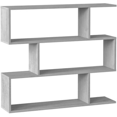 Estantería Danerys Gris 3 Niveles - Decoración y Almacenaje Estantería Danerys Gris 3 Niveles - Decoración y Almacenaje