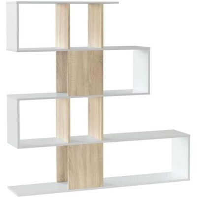Étagère Zigzag Calicosy A145 cm - 4 Niveaux, 11 Compartiments - Publicité Étagère Zigzag Calicosy A145 cm - 4 Niveaux, 11 Compartiments - Publicité