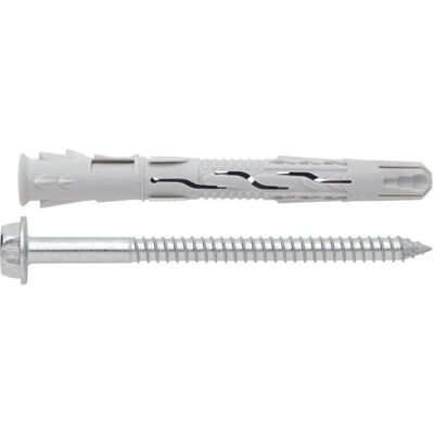 INDEX - TNUXE10160 - High-performance nylon wall plug with hex screw INDEX - TNUXE10160 - High-performance nylon wall plug with hex screw