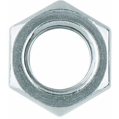 Porca hexagonal zincada M16 - DIN-934 para montagem de chapa - 100 unidades Porca hexagonal zincada M16 - DIN-934 para montagem de chapa - 100 unidades