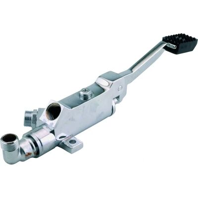 Fplus Rubinetto a pedale orizzontale - Controllo acqua calda e fredda - Design ergonomico durevole Fplus Rubinetto a pedale orizzontale - Controllo acqua calda e fredda - Design ergonomico durevole