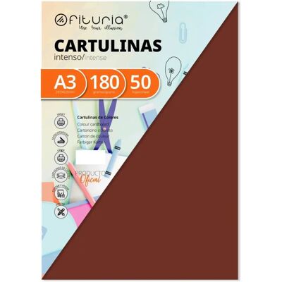 Ofituria A3 Barna Karton - 180g - 50 lapos csomag Ofituria A3 Barna Karton - 180g - 50 lapos csomag