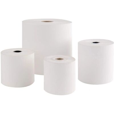 Fabrisa Rollos de Papel Térmico - Pack de 8 - 80x60x12mm Fabrisa Rollos de Papel Térmico - Pack de 8 - 80x60x12mm
