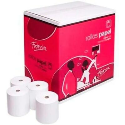 Rouleau de papier thermique Fabrisa - Pack de 8 - 80x80x12 Rouleau de papier thermique Fabrisa - Pack de 8 - 80x80x12