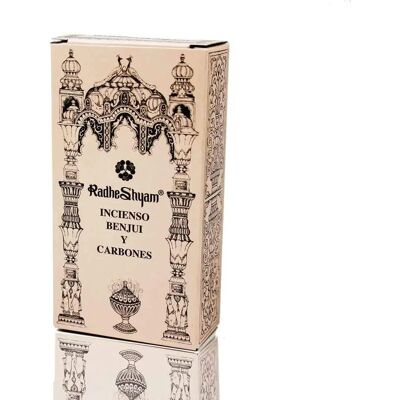Incienso de Benjuí y Carbón Radhe Shyam / Sitarama - 100g - Aromas y Rituales Incienso de Benjuí y Carbón Radhe Shyam / Sitarama - 100g - Aromas y Rituales