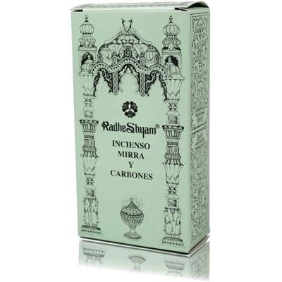 Radhe Shyam Räucherstäbchen Benzoe & Kohle - 50g - Aromatische Rituale Radhe Shyam Räucherstäbchen Benzoe & Kohle - 50g - Aromatische Rituale