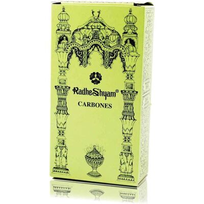 Radhe Shyam Räucherkohle - 20 Stück Radhe Shyam Räucherkohle - 20 Stück