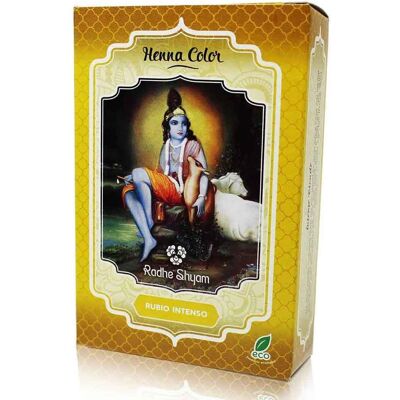 Tinte de cabello semi-permanente Radhe Shyam Rubio Rubio - 100 g Tinte de cabello semi-permanente Radhe Shyam Rubio Rubio - 100 g