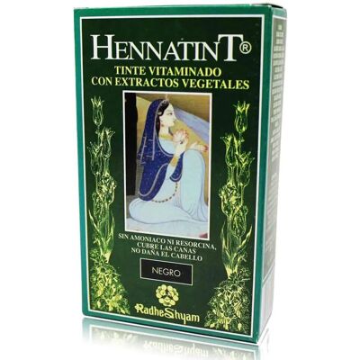 Radhe Shyam / Sitarama Hennatint Black Hair Dye - 60ml Radhe Shyam / Sitarama Hennatint Black Hair Dye - 60ml