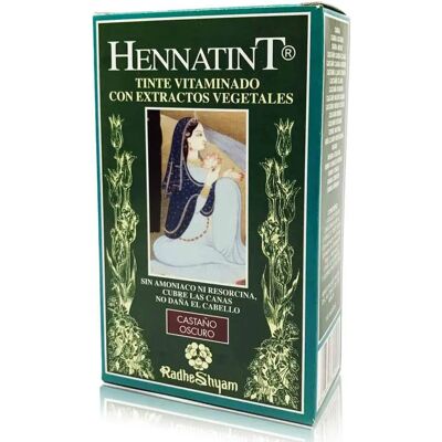 Radhe Shyam Castaño Oscuro Tinte para el cabello - Tinte Radhe Shyam Castaño Oscuro Tinte para el cabello - Tinte