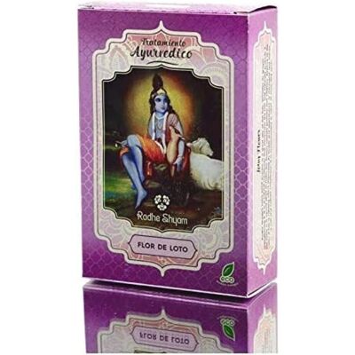 Tratamiento capilar de flores de loto Radhe Shyam / Sitarama Tratamiento capilar de flores de loto Radhe Shyam / Sitarama