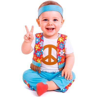 My Other Me Baby Hippie Kostüm - Für 1-2 Jahre My Other Me Baby Hippie Kostüm - Für 1-2 Jahre