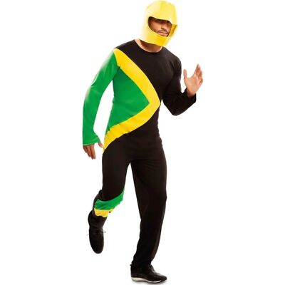 Disfrazzes Déguisement de pilote de bobsleigh jamaïcain - Costumes - Publicité Disfrazzes Déguisement de pilote de bobsleigh jamaïcain - Costumes - Publicité