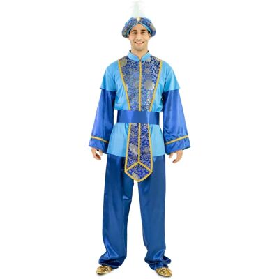 Blaues Sultan Magier König Kostüm - Erwachsene M/L Blaues Sultan Magier König Kostüm - Erwachsene M/L