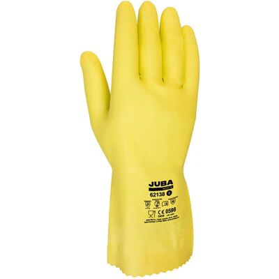 JUBA - Nova 38 Latex Flocqué Écologique - Latex/Coton - Gants de Travail - Publicité JUBA - Nova 38 Latex Flocqué Écologique - Latex/Coton - Gants de Travail - Publicité