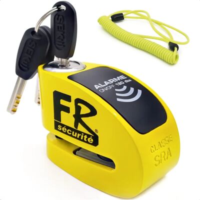 FR Sécurité Motorradsperre - 410Y Gelb - SRA 410Y FR Sécurité Motorradsperre - 410Y Gelb - SRA 410Y