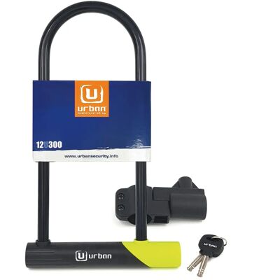 Cadenas et cadenas Urban Security avec support inclus - Publicité Cadenas et cadenas Urban Security avec support inclus - Publicité