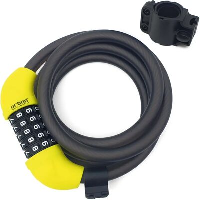 Urban Security Long Shackle Combination Lock - Security Lock Urban Security Long Shackle Combination Lock - Security Lock
