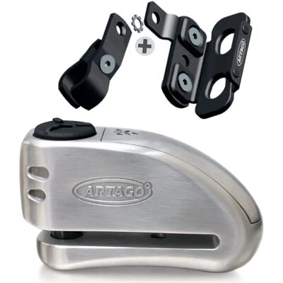 Artago 32S4 Pack Remschijfregel met Alarm 120dB - Motorradslot Artago 32S4 Pack Remschijfregel met Alarm 120dB - Motorradslot