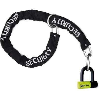 Urban Security Cadeado de Corrente URBAN Mini UR59 - Cadeado para bicicleta Urban Security Cadeado de Corrente URBAN Mini UR59 - Cadeado para bicicleta