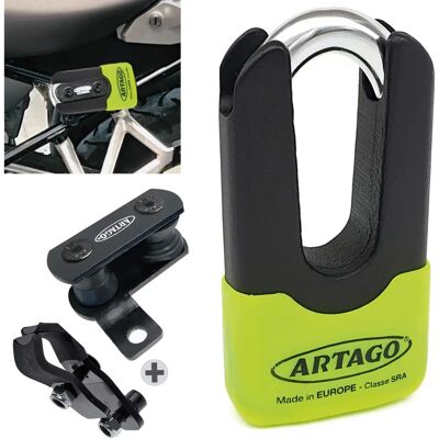 Artago 568.2 Suporte de Fecho+69X Fecho de Disco Amarelo - Lock Support+Disc Lock Artago 568.2 Suporte de Fecho+69X Fecho de Disco Amarelo - Lock Support+Disc Lock