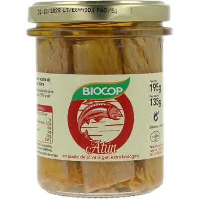 Filés de Atum Orgânico - Atlântico Sudeste - 195g Filés de Atum Orgânico - Atlântico Sudeste - 195g