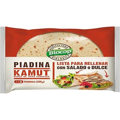 Piadina Kamut da Biocop - 3 unidades - Fácil de digerir Piadina Kamut da Biocop - 3 unidades - Fácil de digerir