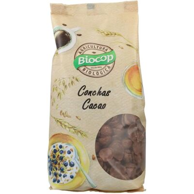 Biocop Modelo Conchas Cereal - Cáscaras de chocolate crujiente - Cereal Biocop Modelo Conchas Cereal - Cáscaras de chocolate crujiente - Cereal