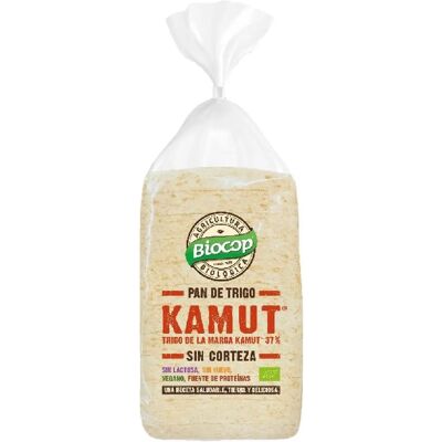 Pan de Kamut sin corteza - Proteínas, 5 ingredientes Pan de Kamut sin corteza - Proteínas, 5 ingredientes