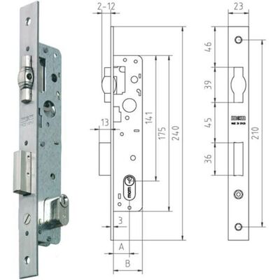 MCM - Metallischer Einbauverschluss 1551-21 18 inox oval 26x26 MCM - Metallischer Einbauverschluss 1551-21 18 inox oval 26x26