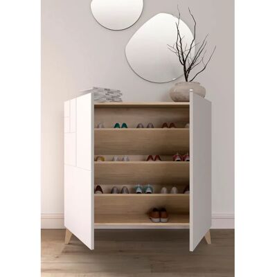 Herdasa Bergen 512 Zapatero Blanco - Almacenamiento de zapatos Herdasa Bergen 512 Zapatero Blanco - Almacenamiento de zapatos