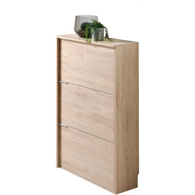 Zapatero Herdasa ARHUS - 3 Puertas, Roble Claro Zapatero Herdasa ARHUS - 3 Puertas, Roble Claro