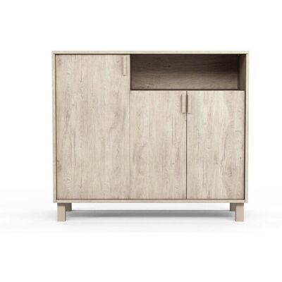 Herdasa - Zapatero Milano Roble Claro - Mueble para zapatos Herdasa - Zapatero Milano Roble Claro - Mueble para zapatos