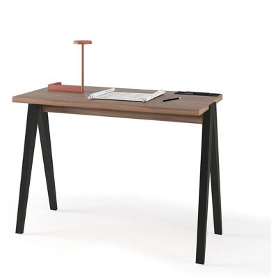 Herdasa - Escritorio Nogal y Negro - Mesa de estudio Herdasa - Escritorio Nogal y Negro - Mesa de estudio
