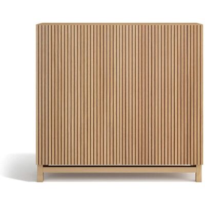 Mueble zapatero Herdasa Hanko Roble dorado - 90x90x27cm Mueble zapatero Herdasa Hanko Roble dorado - 90x90x27cm