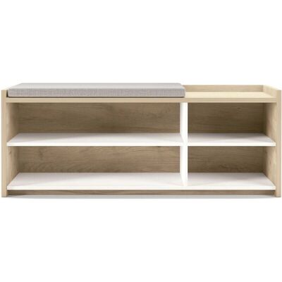 Consola de entrada Herdasa - Madera de haya, Blanco, Grafito Consola de entrada Herdasa - Madera de haya, Blanco, Grafito