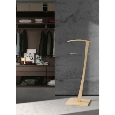 Mesita de noche Herdasa Lindes de madera de haya - Organizador minimalista para dormitorio Mesita de noche Herdasa Lindes de madera de haya - Organizador minimalista para dormitorio