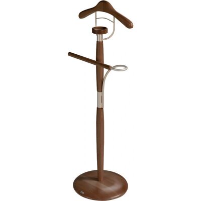 Mesa de noche Herdasa de madera de haya - 110cm x 45cm x 32cm - Nogal - Perchero Mesa de noche Herdasa de madera de haya - 110cm x 45cm x 32cm - Nogal - Perchero