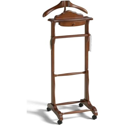 Herdasa Mesita de Noche de Haya - Toulouse - Mesita Clásica de Madera con Ruedas Herdasa Mesita de Noche de Haya - Toulouse - Mesita Clásica de Madera con Ruedas