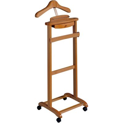 Herdasa Madera de haya mesita de noche con ruedas - Valet de Nuit Herdasa Madera de haya mesita de noche con ruedas - Valet de Nuit