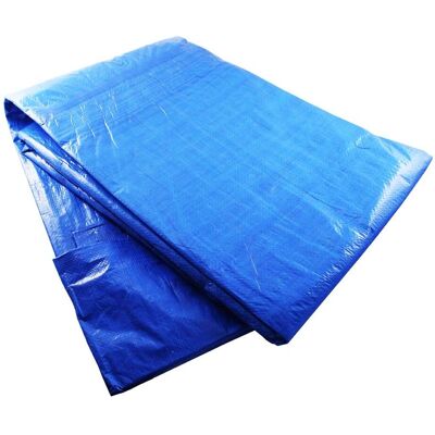 Wurko Toldo de Rafia Azul 6x10m Impermeable - Toldo Wurko Toldo de Rafia Azul 6x10m Impermeable - Toldo