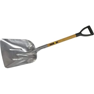 OREWORK Pala de aluminio con mango de anilla - 36,5x40,5cm - 105cm OREWORK Pala de aluminio con mango de anilla - 36,5x40,5cm - 105cm