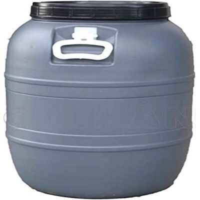 Orework Bidón gris de 55L con asas y tapa roscada - Bidones Orework Bidón gris de 55L con asas y tapa roscada - Bidones